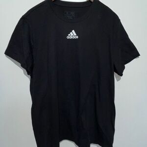 Adidas Men's Black Regular Fit Crew Neck‎ Short Sleeve T-Shirt Size XL